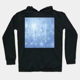 Snowflakes and Ice Background Hoodie